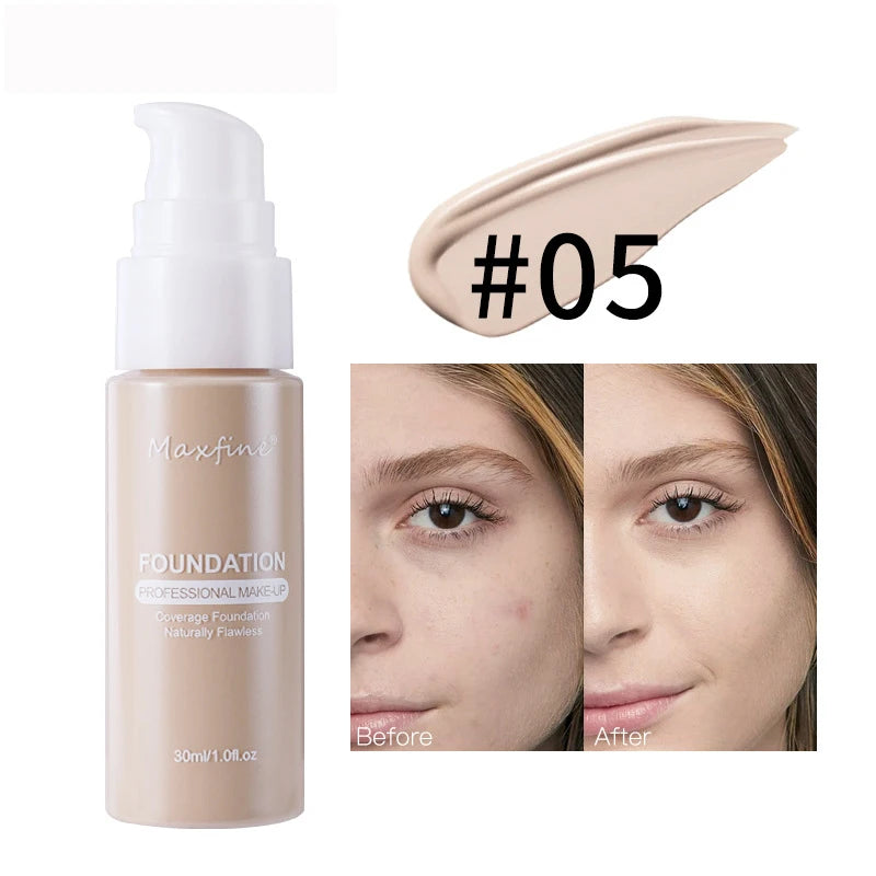 HD Liquid Foundation | Full Coverage & Waterproof