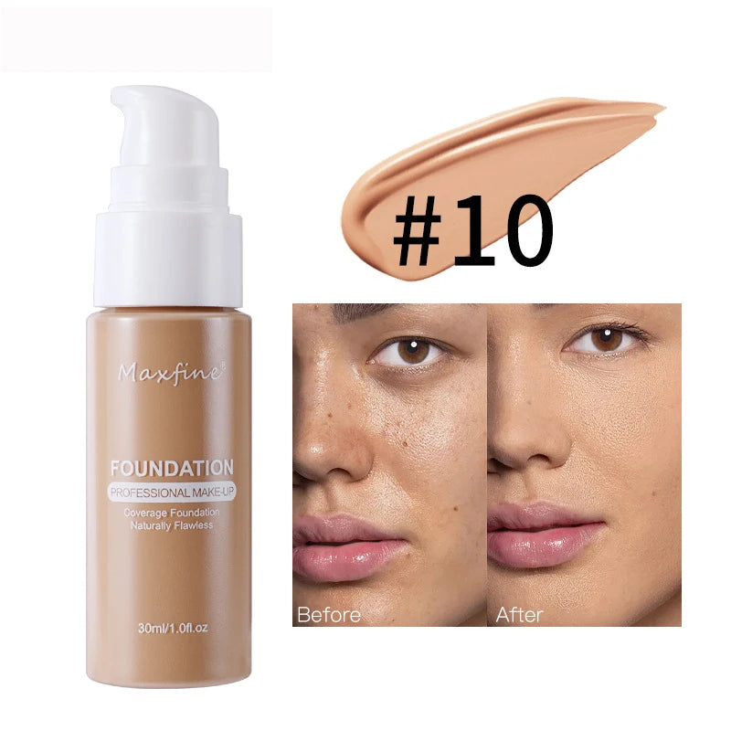 HD Liquid Foundation | Full Coverage & Waterproof