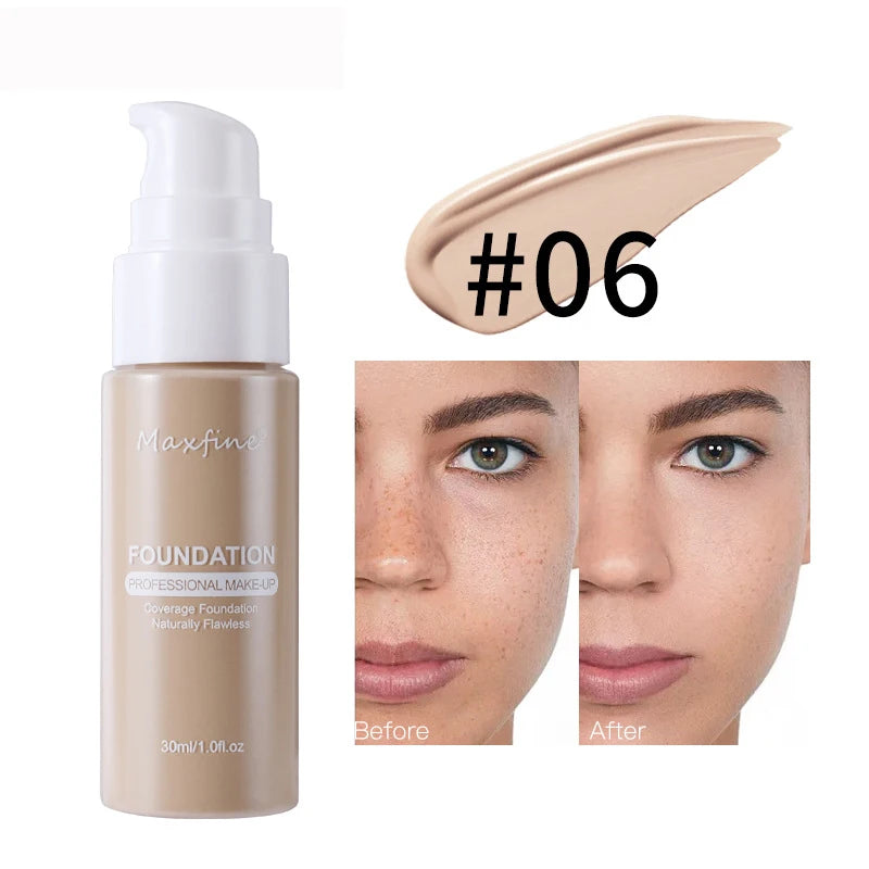 HD Liquid Foundation | Full Coverage & Waterproof