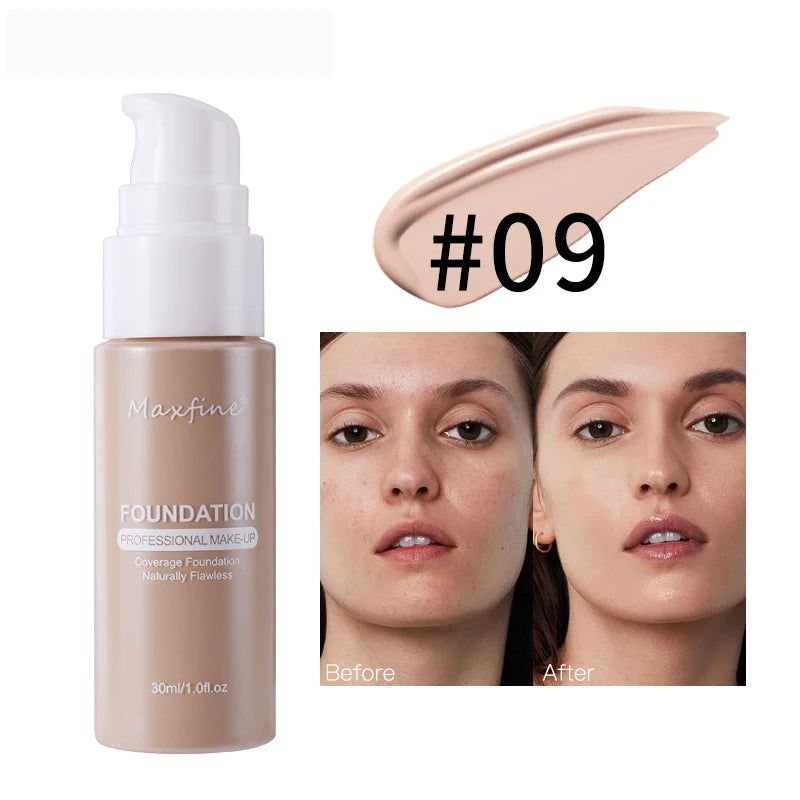 HD Liquid Foundation | Full Coverage & Waterproof