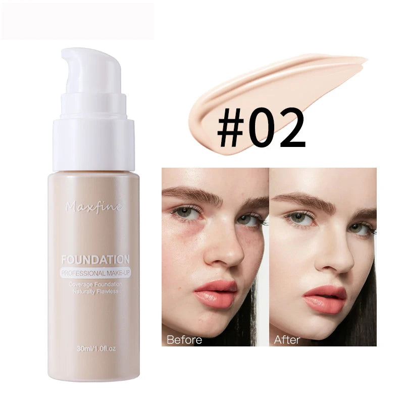 HD Liquid Foundation | Full Coverage & Waterproof