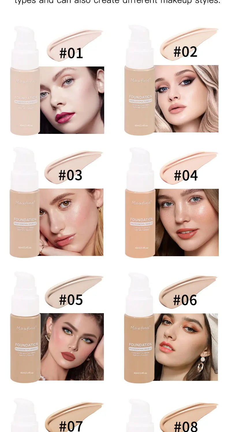 HD Liquid Foundation | Full Coverage & Waterproof