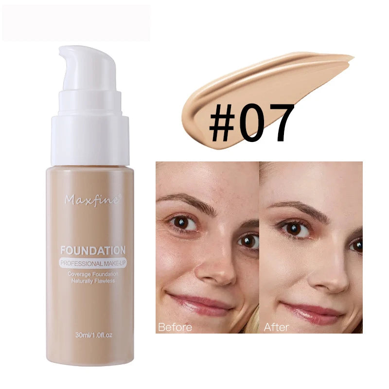 HD Liquid Foundation | Full Coverage & Waterproof