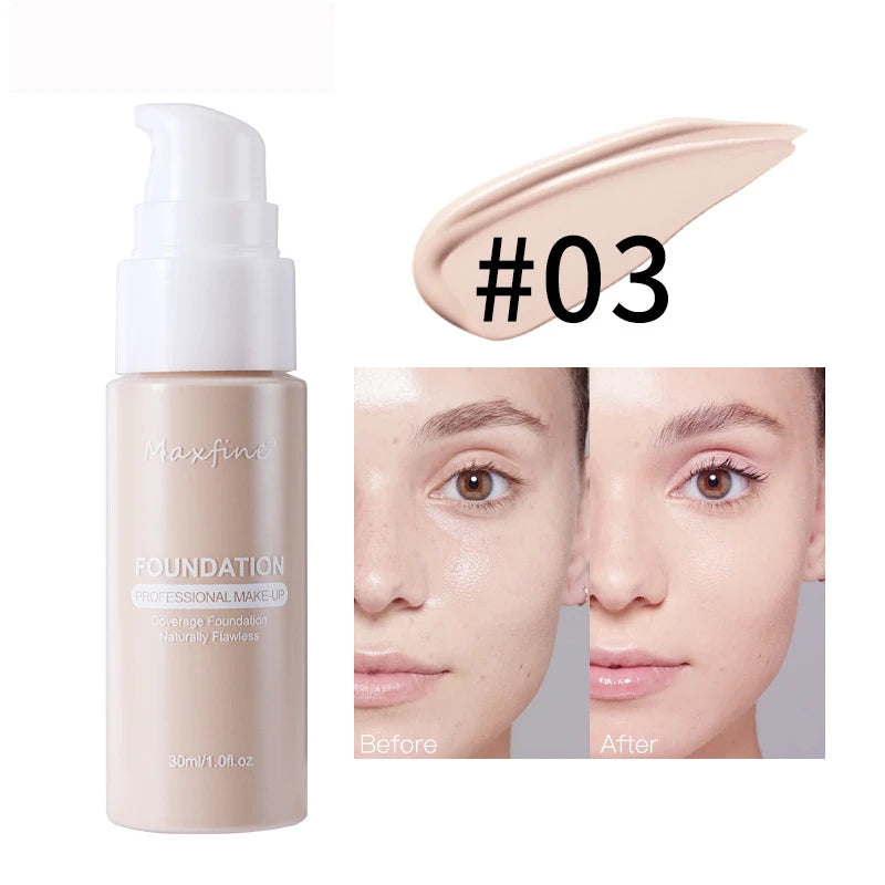 HD Liquid Foundation | Full Coverage & Waterproof