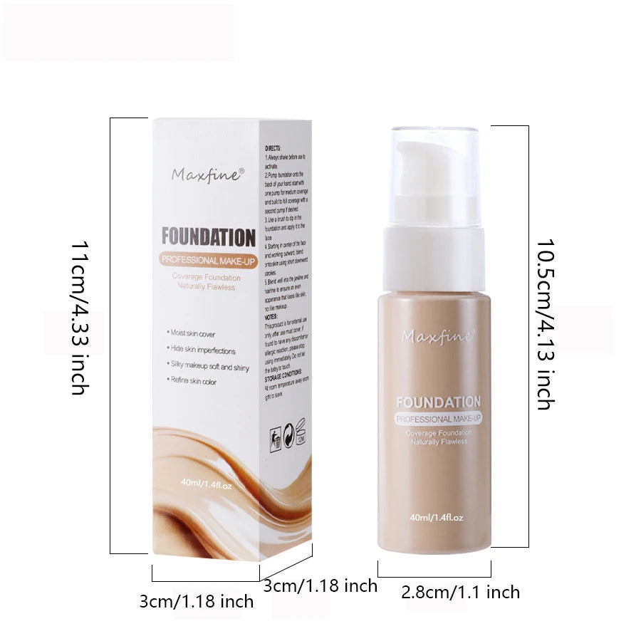 HD Liquid Foundation | Full Coverage & Waterproof