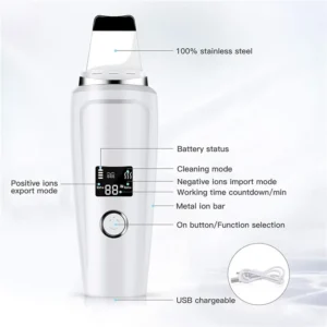Ultrasonic Skin Scrubber – Pore Cleansing Device